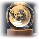 Luminária de Cristal Universo 3D