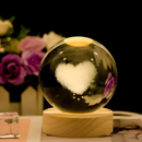 Luminária de Cristal Universo 3D