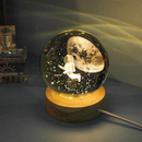 Luminária de Cristal Universo 3D